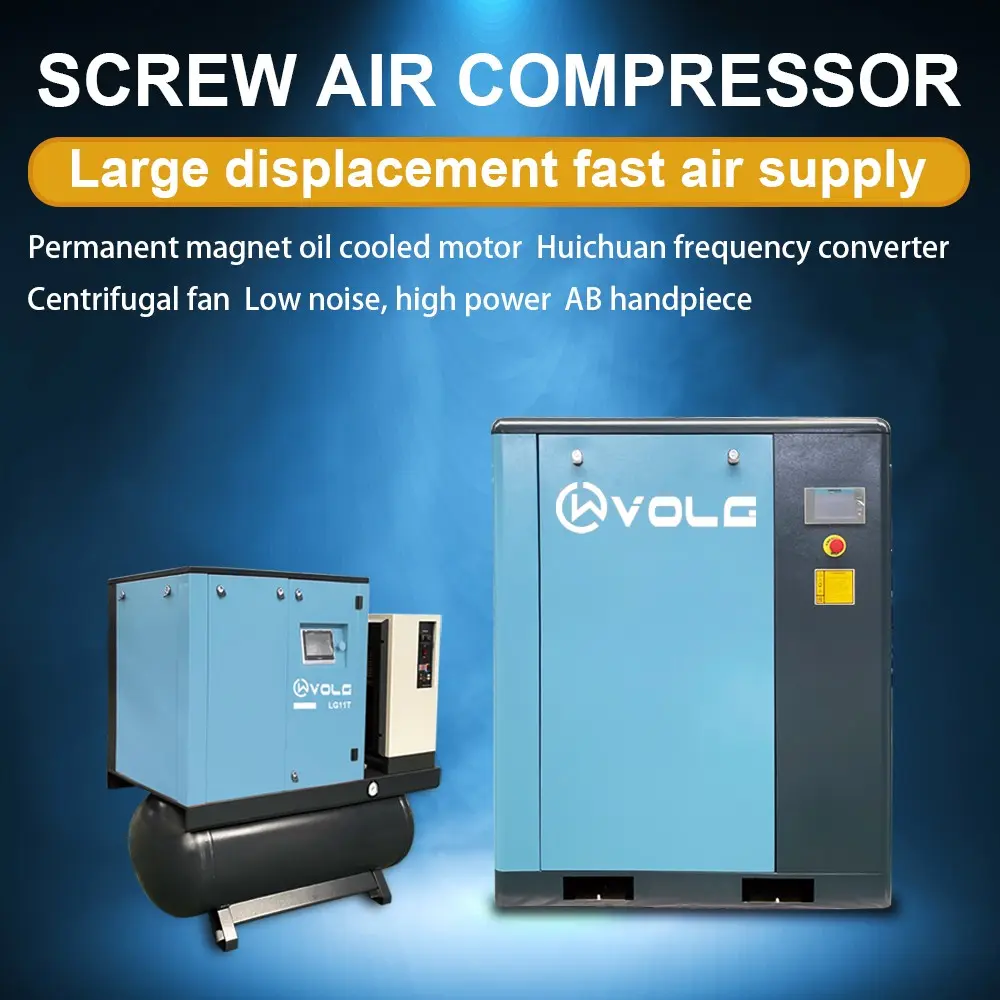 Industrial screw air compressor