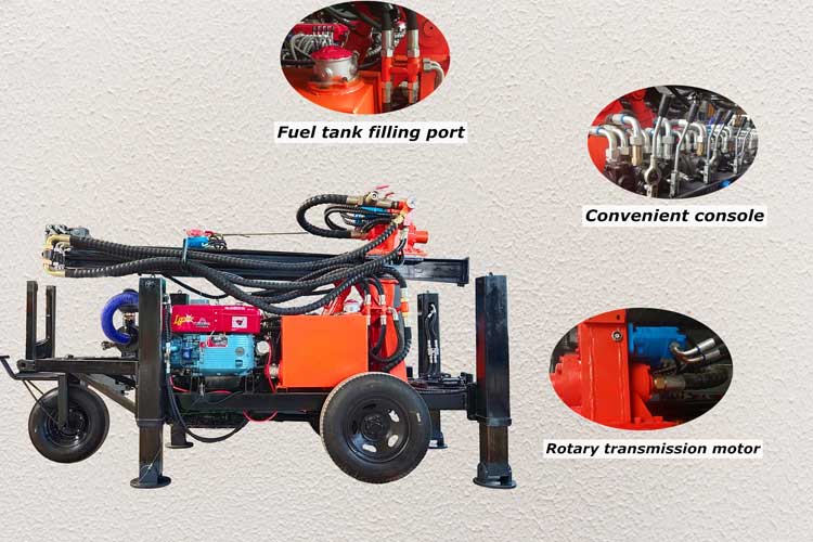 Параметры установки для бурения скважин на воду FY130.jpg Параметры установки для бурения скважин на воду FY130.jpg