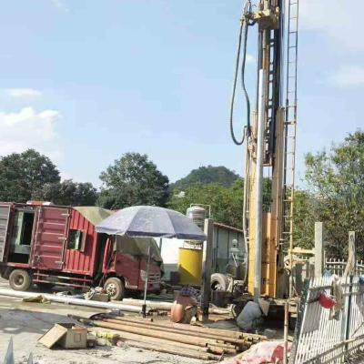 Plataforma de perforación de pozos de agua
