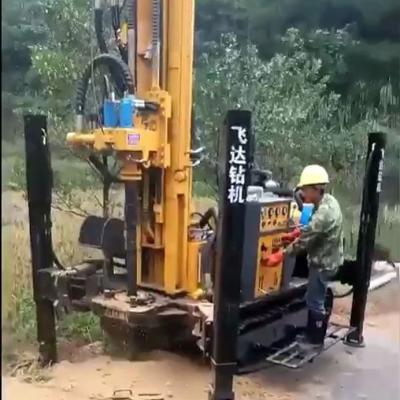 Plataforma de perforación de pozos de agua