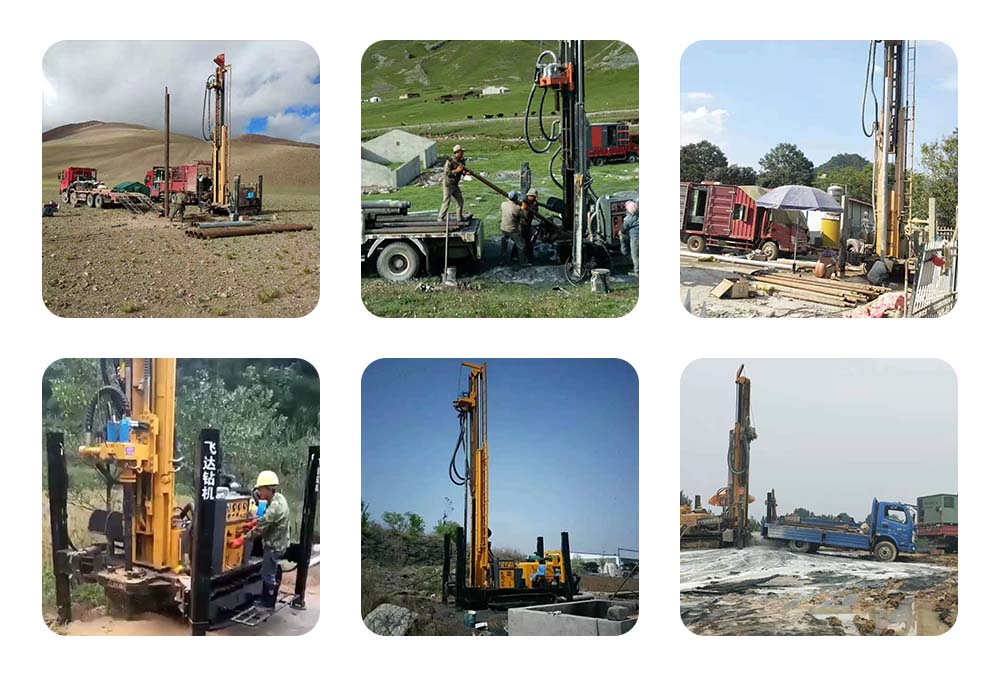 پانی کے کنویں کی سوراخ کرنے والی رگ water well drilling rig