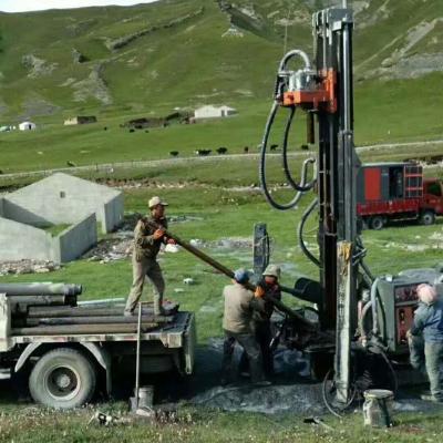 Plataforma de perforación de pozos de agua