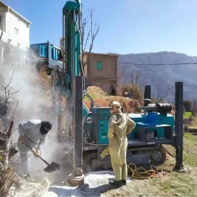 Drilling for water